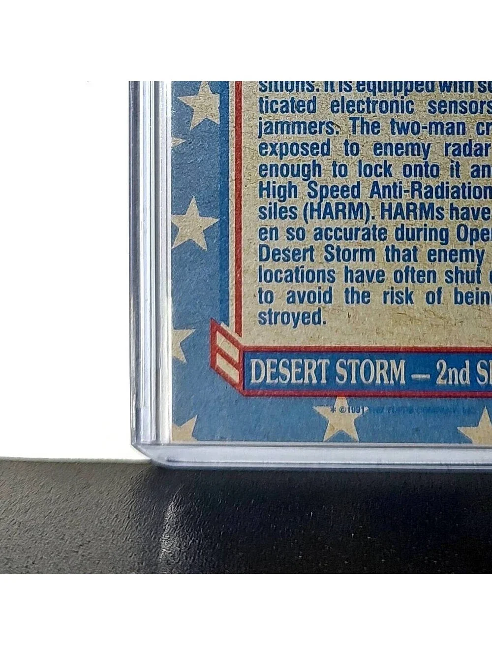Wild Weasel 1991 Topps Desert Storm #113 Card